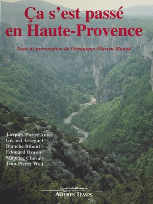 cover image of Ça s'est passé en Haute-Provence